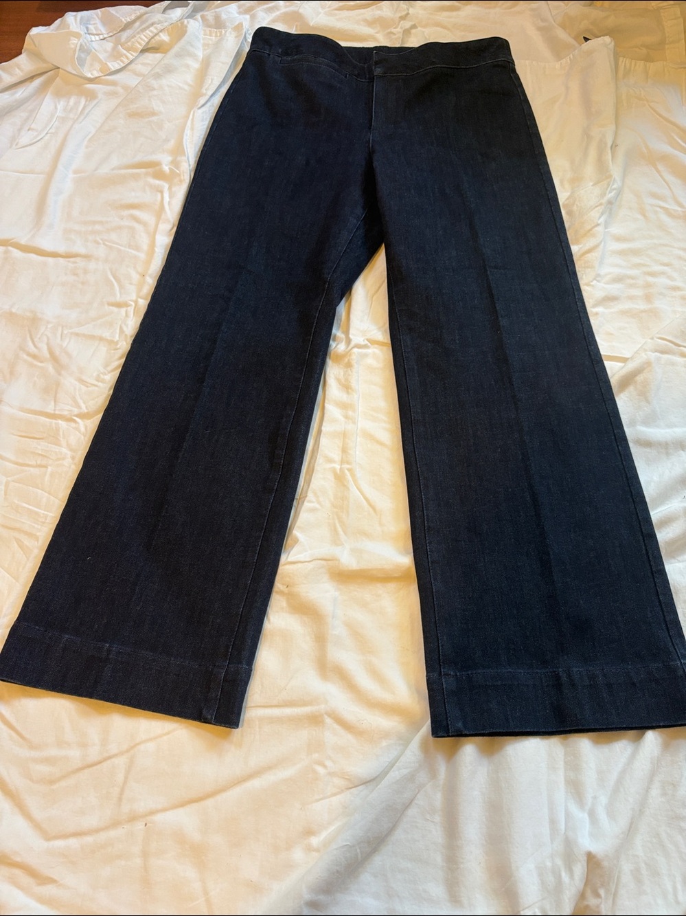 Soft Surroundings wide leg trouser Jean 10 petite